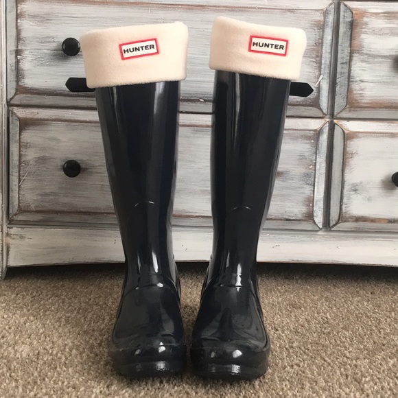 Hunter Shoes - NWOT Navy Hunter Rain Boots